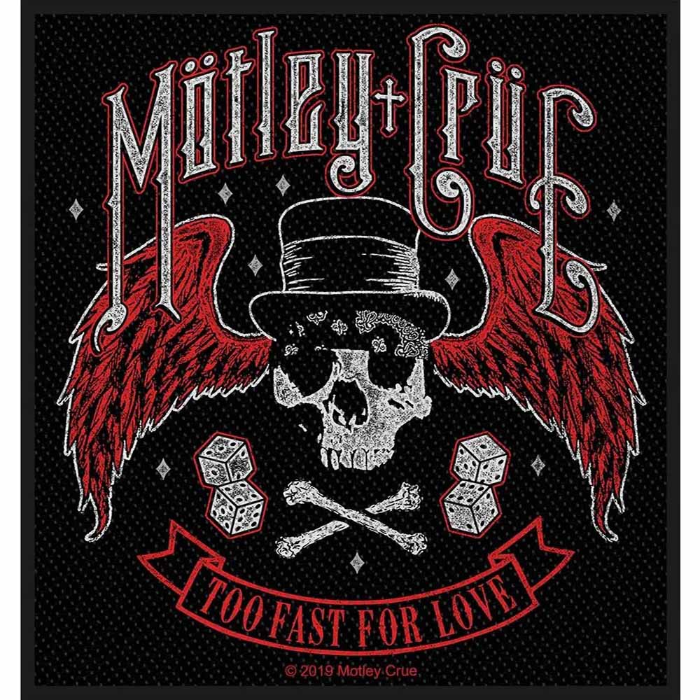 MOTLEY CRUE モトリークルー (来日 40周年 ) - TOO FAST FOR LOVE / ワッペン - PGS